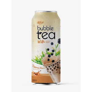 Bubble Tea Original Flavor 500ml Can Rita Brand   