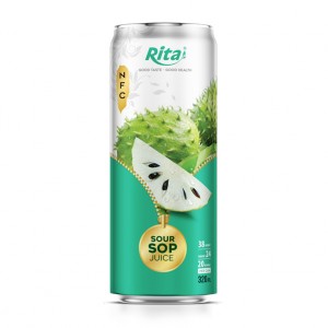 Soursop Juice Drink 320ml Can Rita Brand - OEM Product