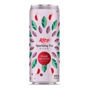 Bulk Buy Sparkling Tea Drink Pomegranate Flavor 330ml Can