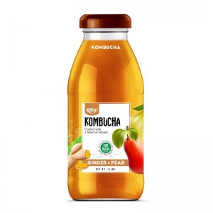 Suppliers  Kombucha Ginger And Pear  250ml Glass Bottle 