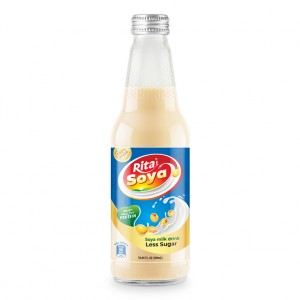 Wholesale Rita Soya Milk Drink Less Sugar 10.05 Fl Oz Glass Bottle