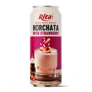 Supplier Wholesale 16.5 Fl Oz Cans Rice Milk Drink Horchata Mix Strawberry