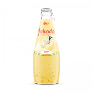 Wholesale 290ml Glass Bottle Falooda Vanilla Flavor